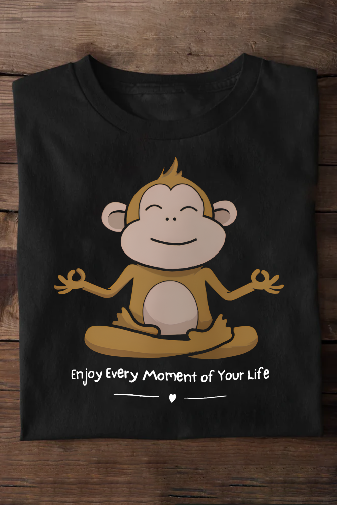 Meditative Monkey Oversized Tshirt