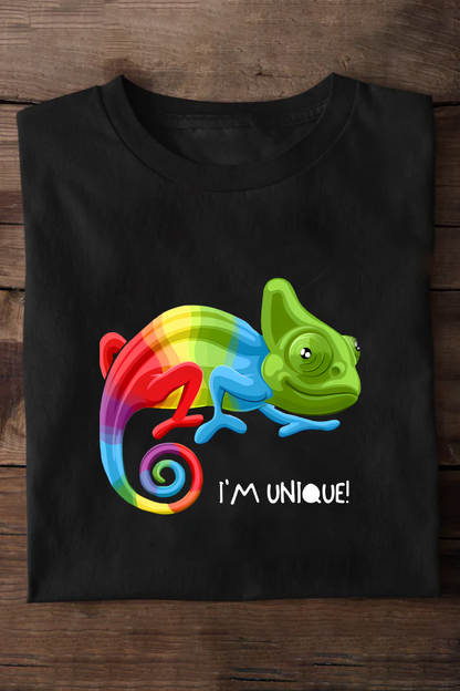 Rainbow Chameleon Oversized T-shirt