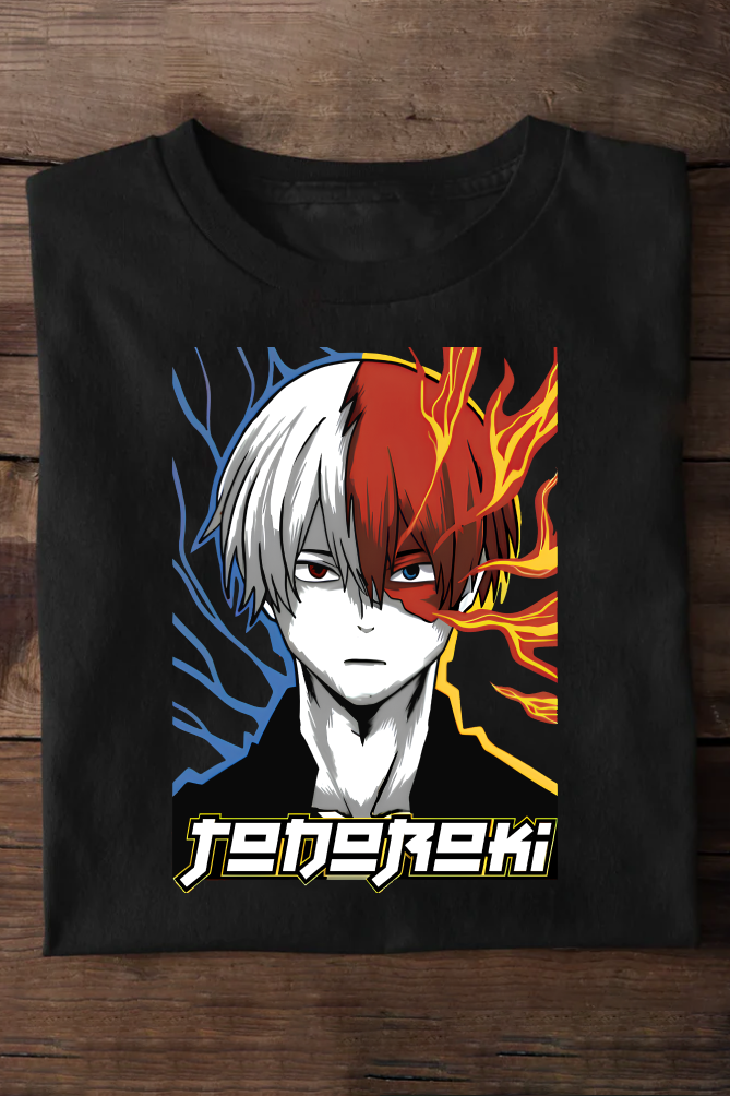 Shoto Todoroki Anime Oversized T-shirt