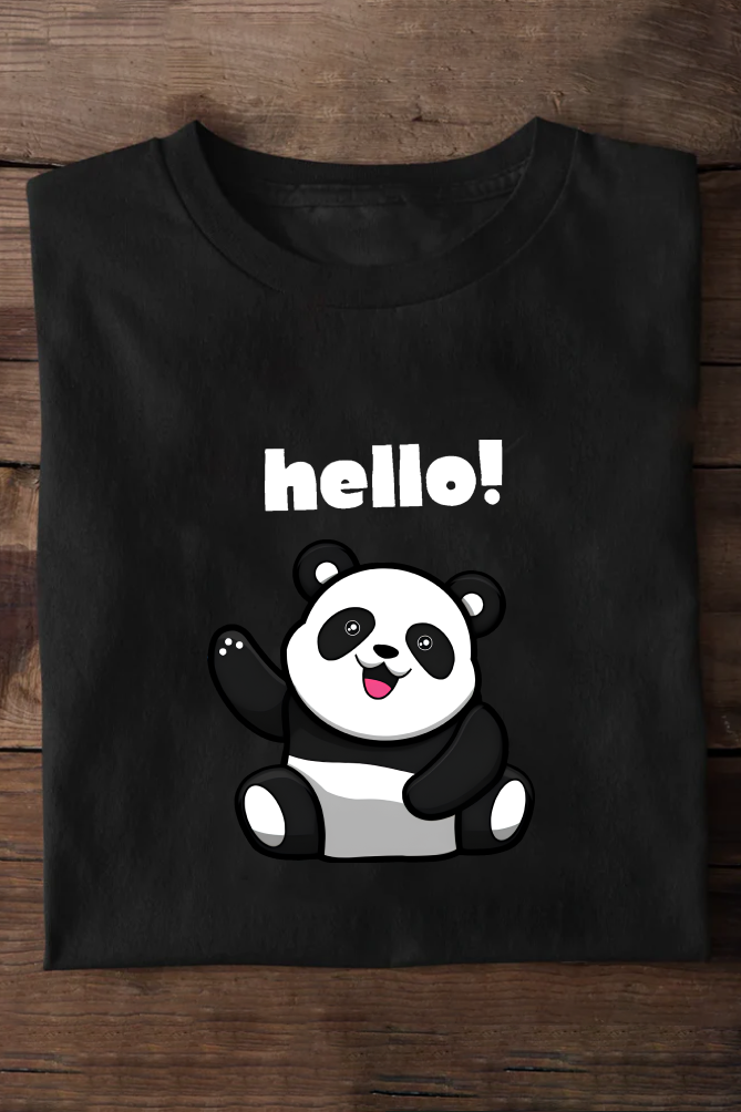 Hello Panda Oversized T-shirt