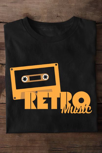 Retro Music Oversized T-shirt