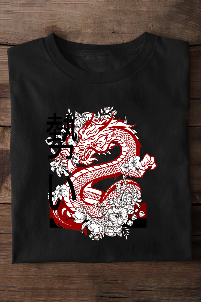 Chinese Dragon Oversized T-shirt