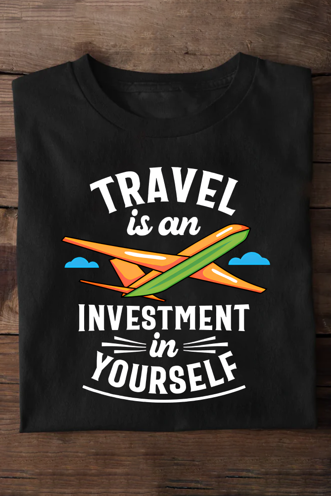 Invest in Yourself Through Travel Oversized T-shirt