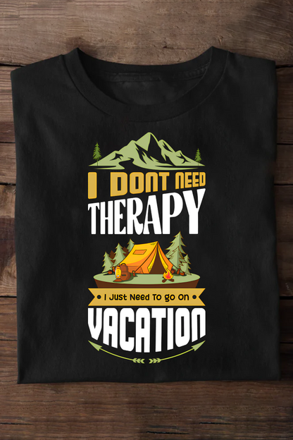 Outdoor Vacation Therapy Oversized T-shirt