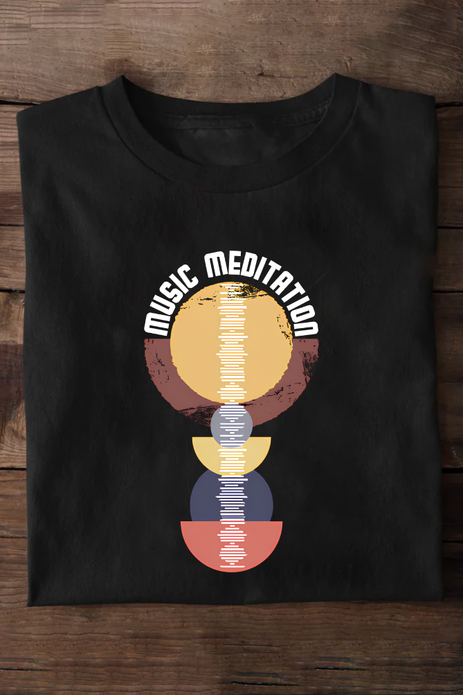 Music Meditation Oversized T-shirt