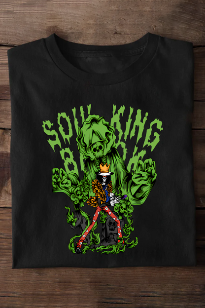 Green Skeleton Oversized T-shirt