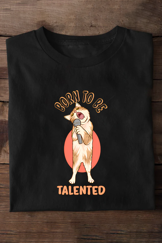 Born To Be Talented Oversized T-shirt