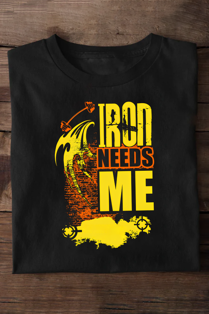 Iron Needs Me Oversized T-shirts