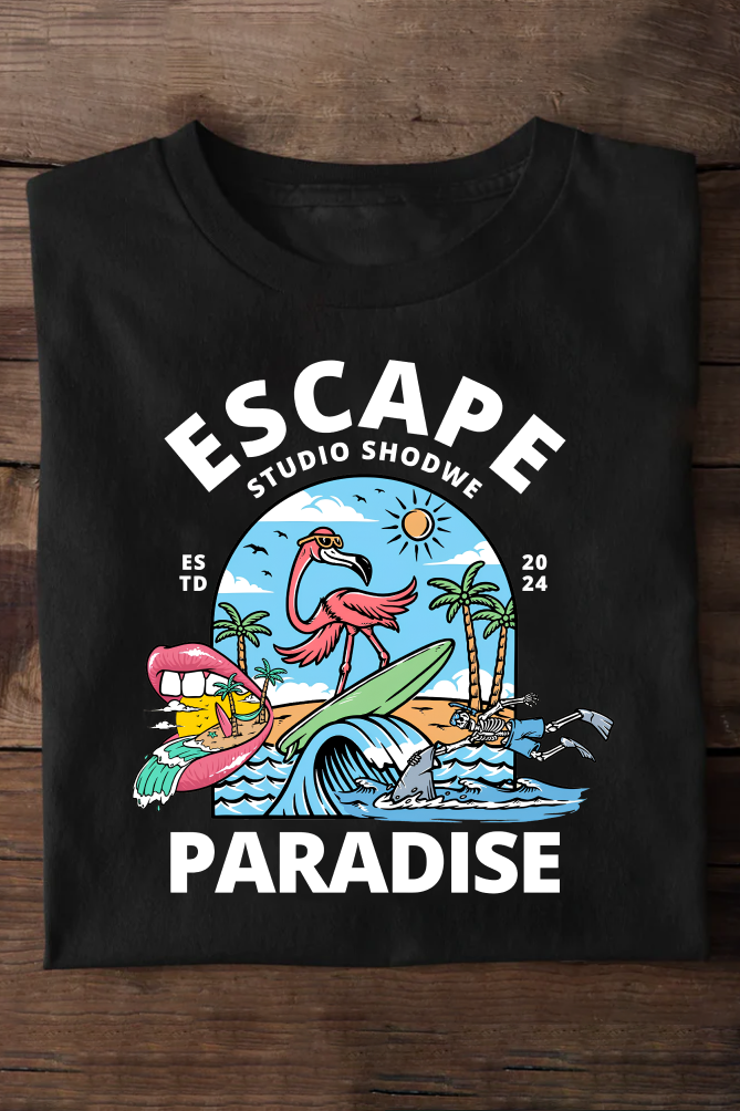 Escape Paradise Oversized T-shirts