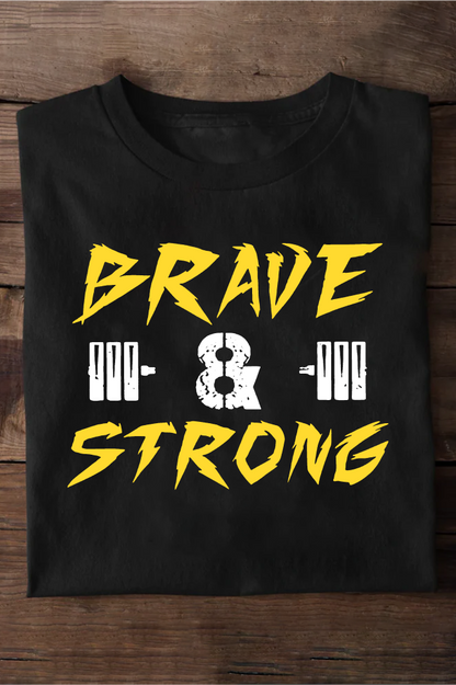 Brave & Strong Oversized T-shirts