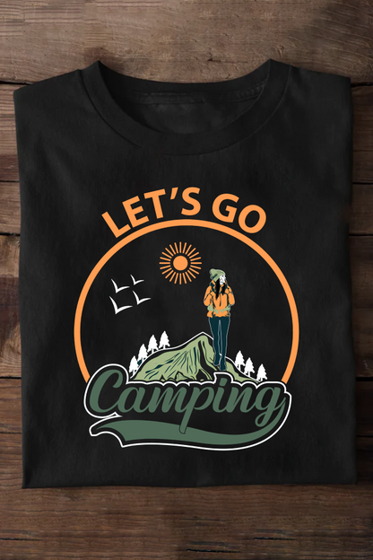 Let’s Go Camping  Oversized T-shirts