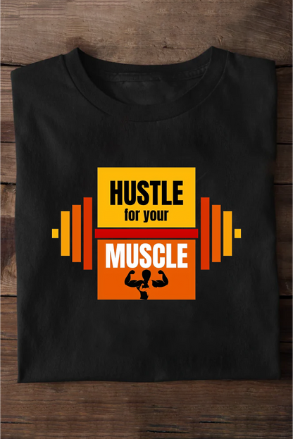 Hustle For Your Muscle Unisex Gym Oversize T-shirt