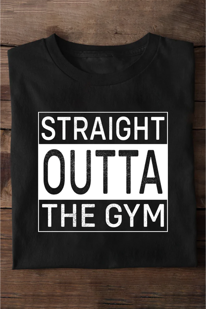 Straight Outta The Gym Unisex Gym Oversize T-shirt