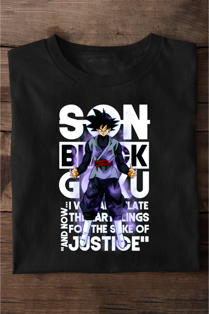 Son Black Goku Oversized T-shirts