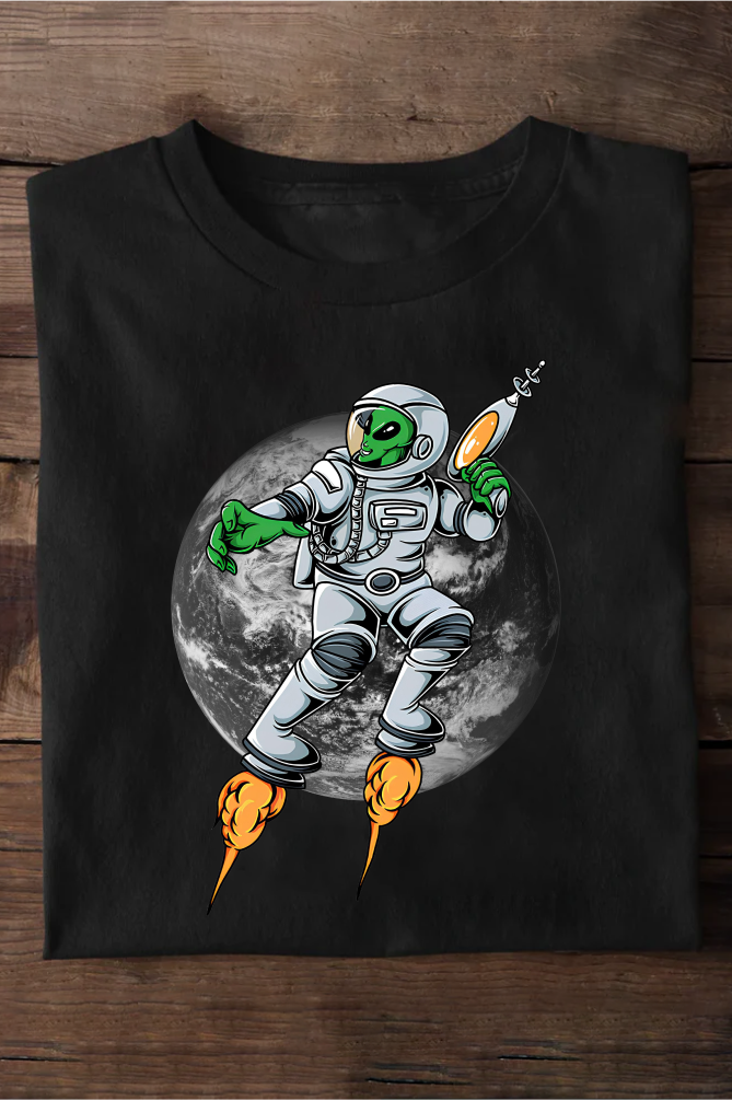 Alien Astronaut  Oversized T-shirts