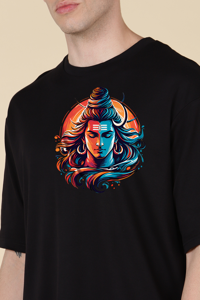 Lord Shiva Art Oversized T-shirts