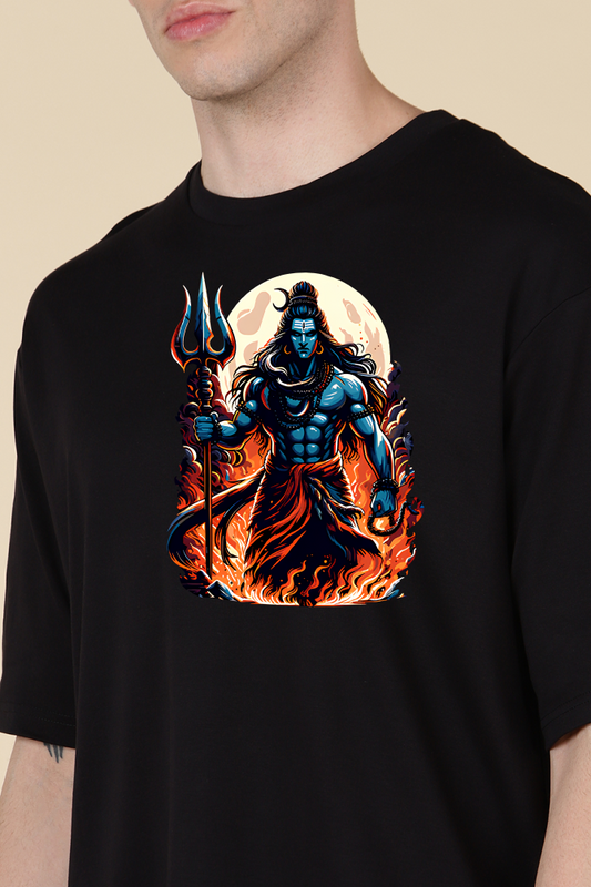 Lord Shiva Oversized T-shirts