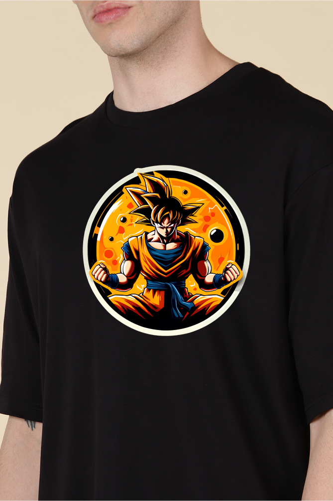 Goku Power Oversized T-shirts