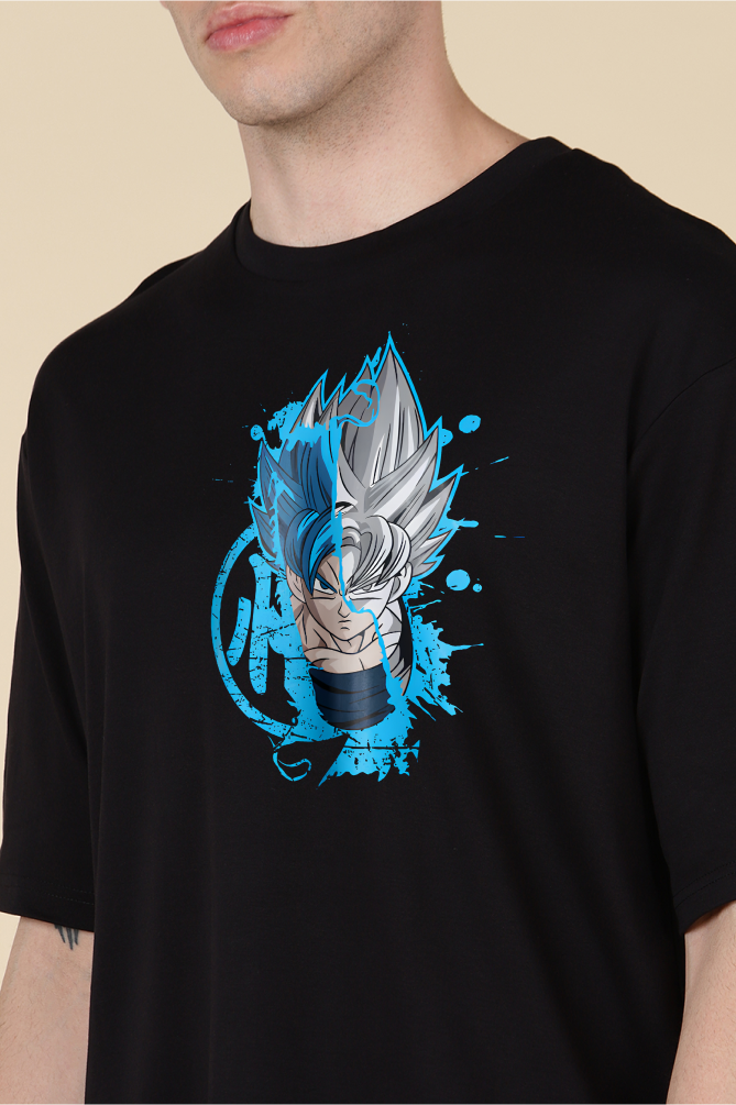 Goku Super Saiyan Blue Oversized T-shirts