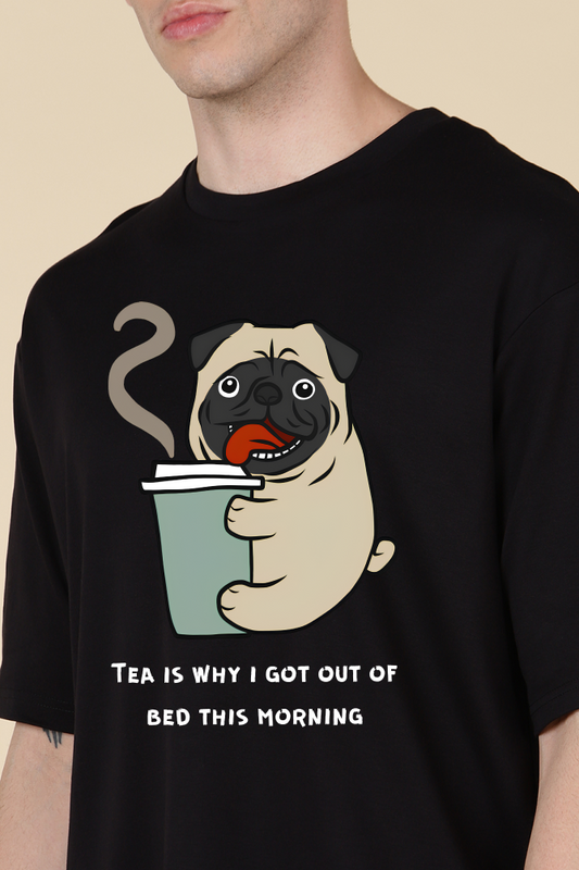 Pug Puccino Oversized T-shirt