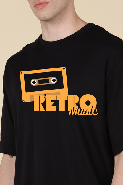 Retro Music Oversized T-shirt