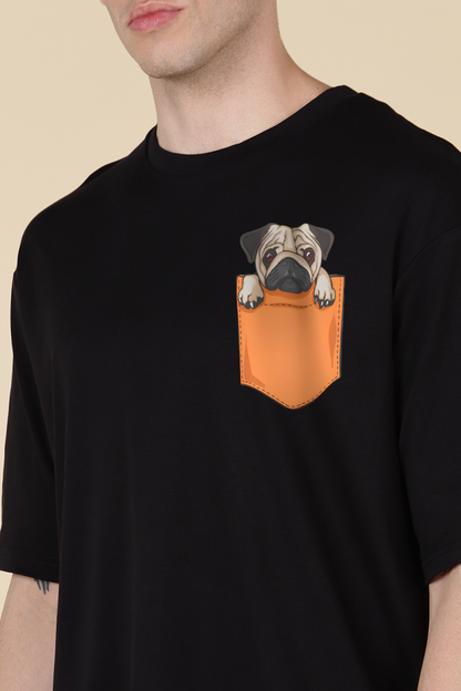 Kawaii Pug Dog Oversized T-shirt