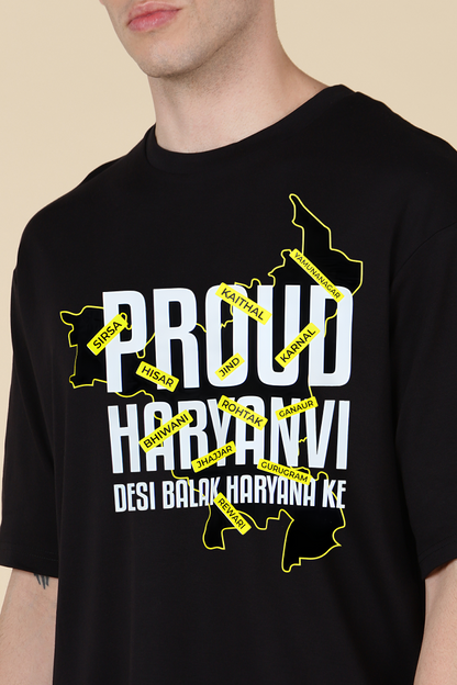 Proud Haryanvi Oversized T-shirt