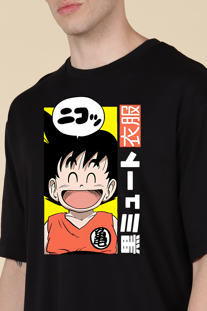 Goku Laugh Oversized T-shirt