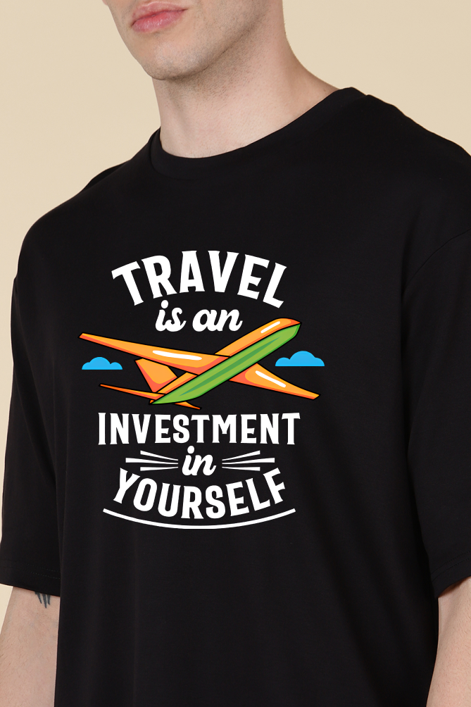 Invest in Yourself Through Travel Oversized T-shirt