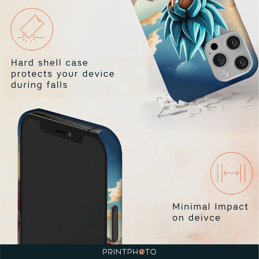 Tropical Sunset Luffy Anime  Case