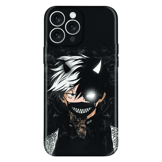 Anime Glowing Eyes Amidst the Darkness Anime Embossed Case