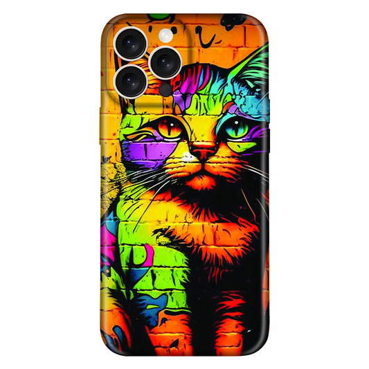 Colorful Graffiti Cat Case