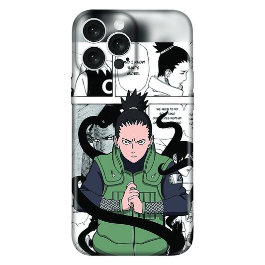 Manga Scene with Blurred Faces Anime Embossed Case