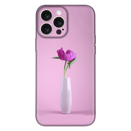 Pink Rose Bottel Case