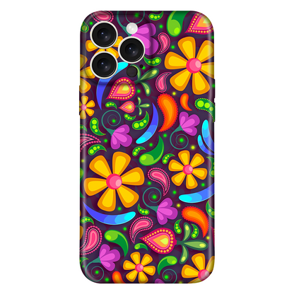 Vibrant Floral Paisley Pattern Case