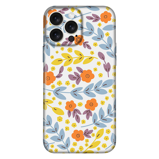 Colorful Flower Leaf Pattern Case