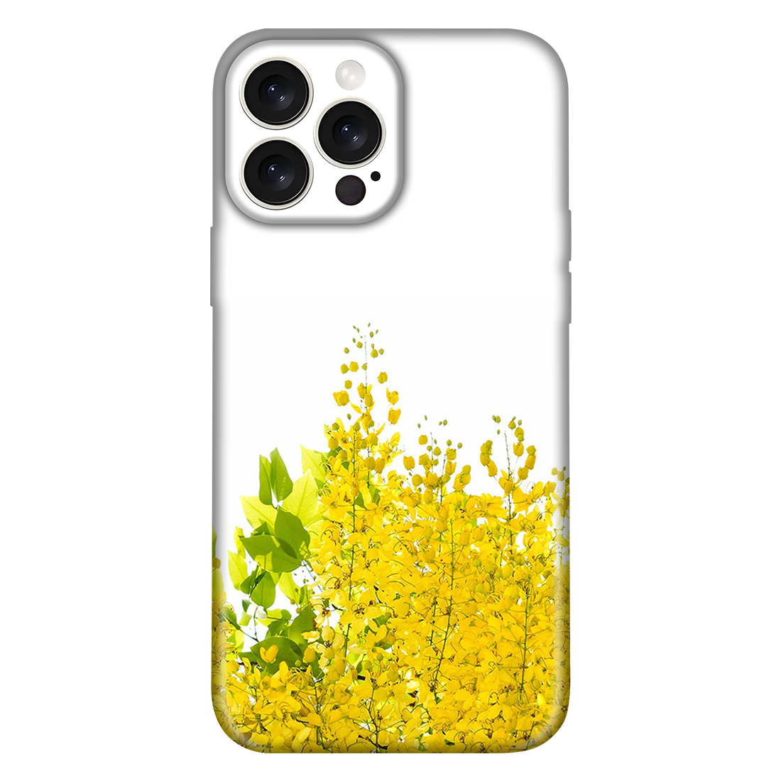 White & Yellow Flower Case