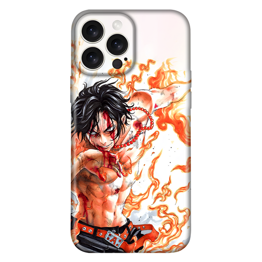 Fire Fist Ace Anime Embossed Case