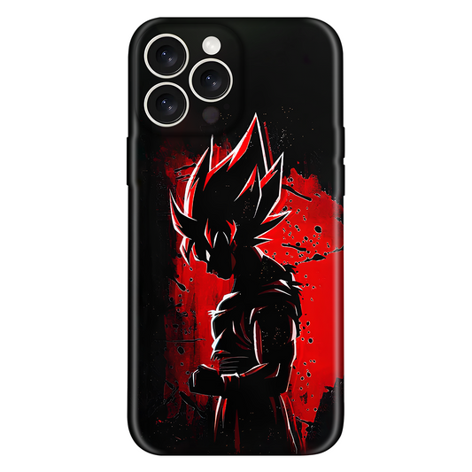 Goku Red Anime Embossed Case