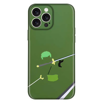 Roronoa Zoro Minimal Anime Embossed Case