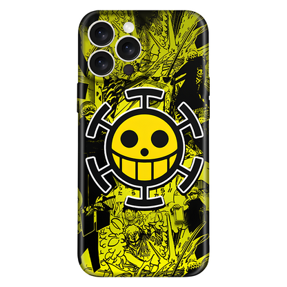 Trafalgar D Water Law Symbol Anime Embossed Case