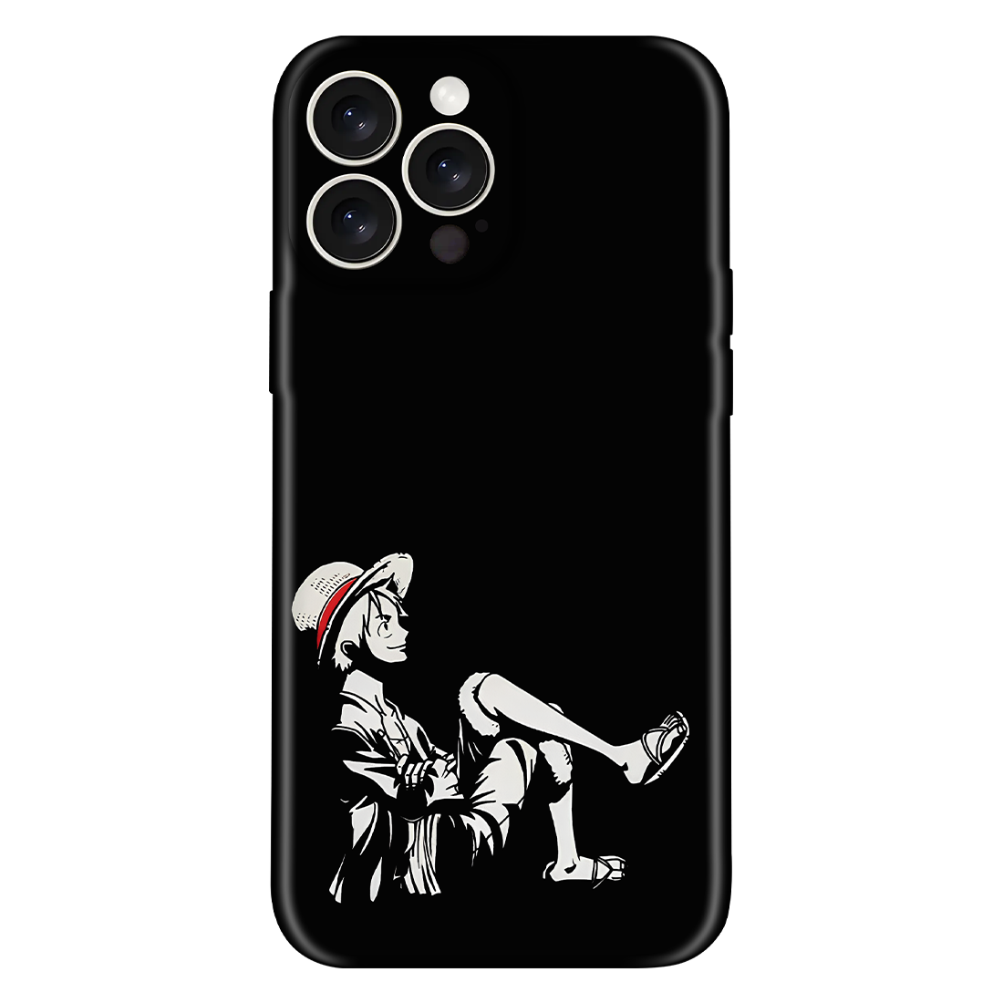 Monkey D Luffy Minimal Anime Embossed Case