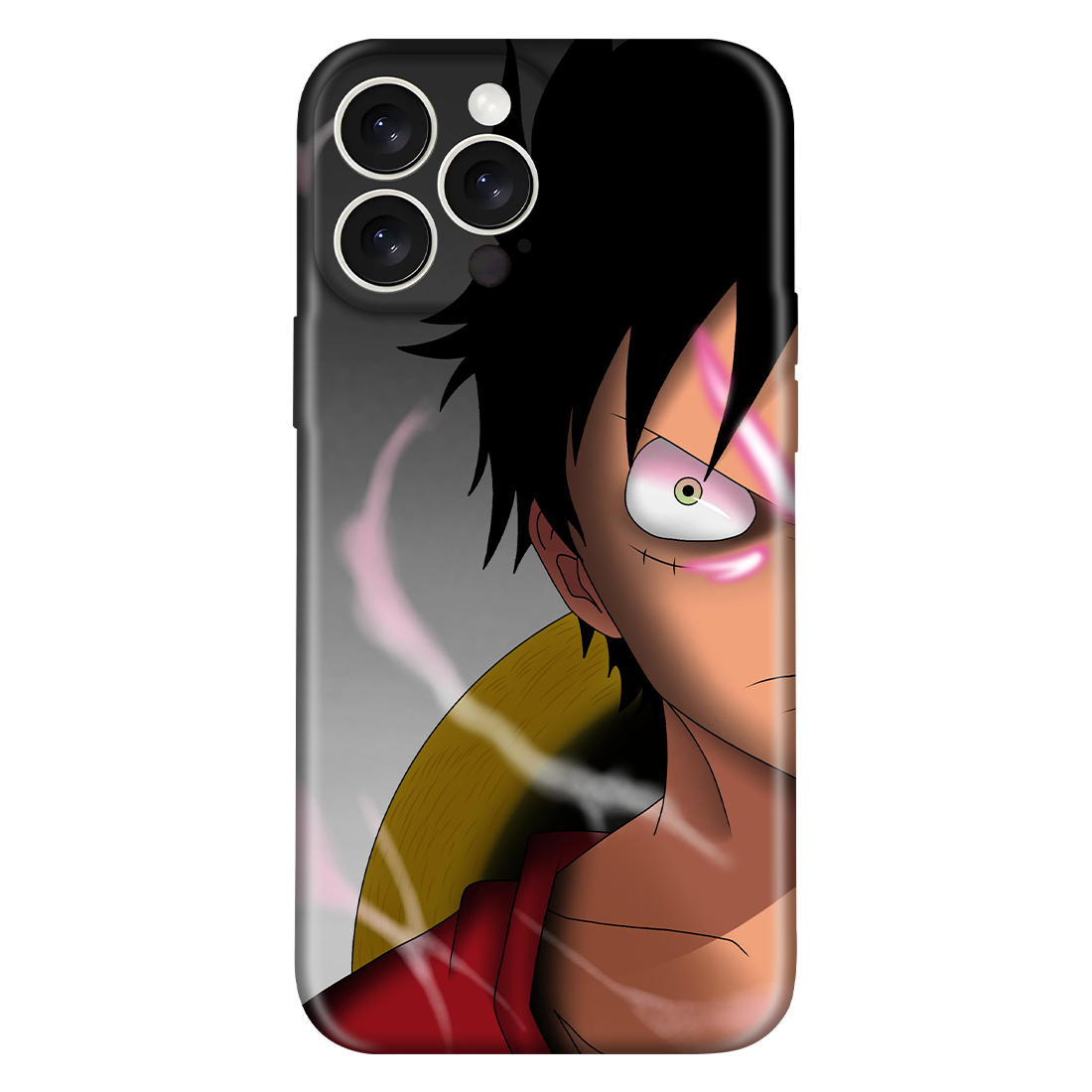 Angry Luffy One Piece Anime Embossed Case