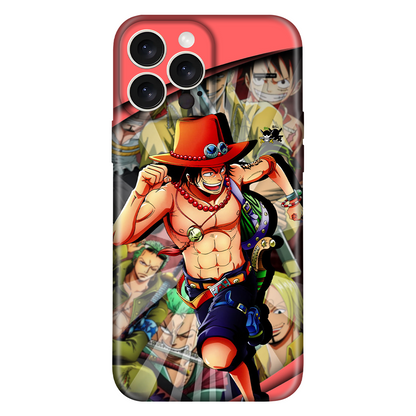 Portgas D Ace Anime Embossed Case