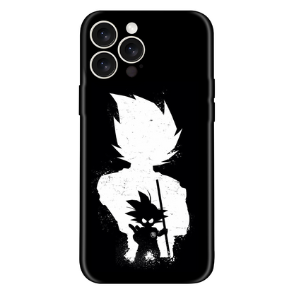 Goku evolution white Anime Embossed Case