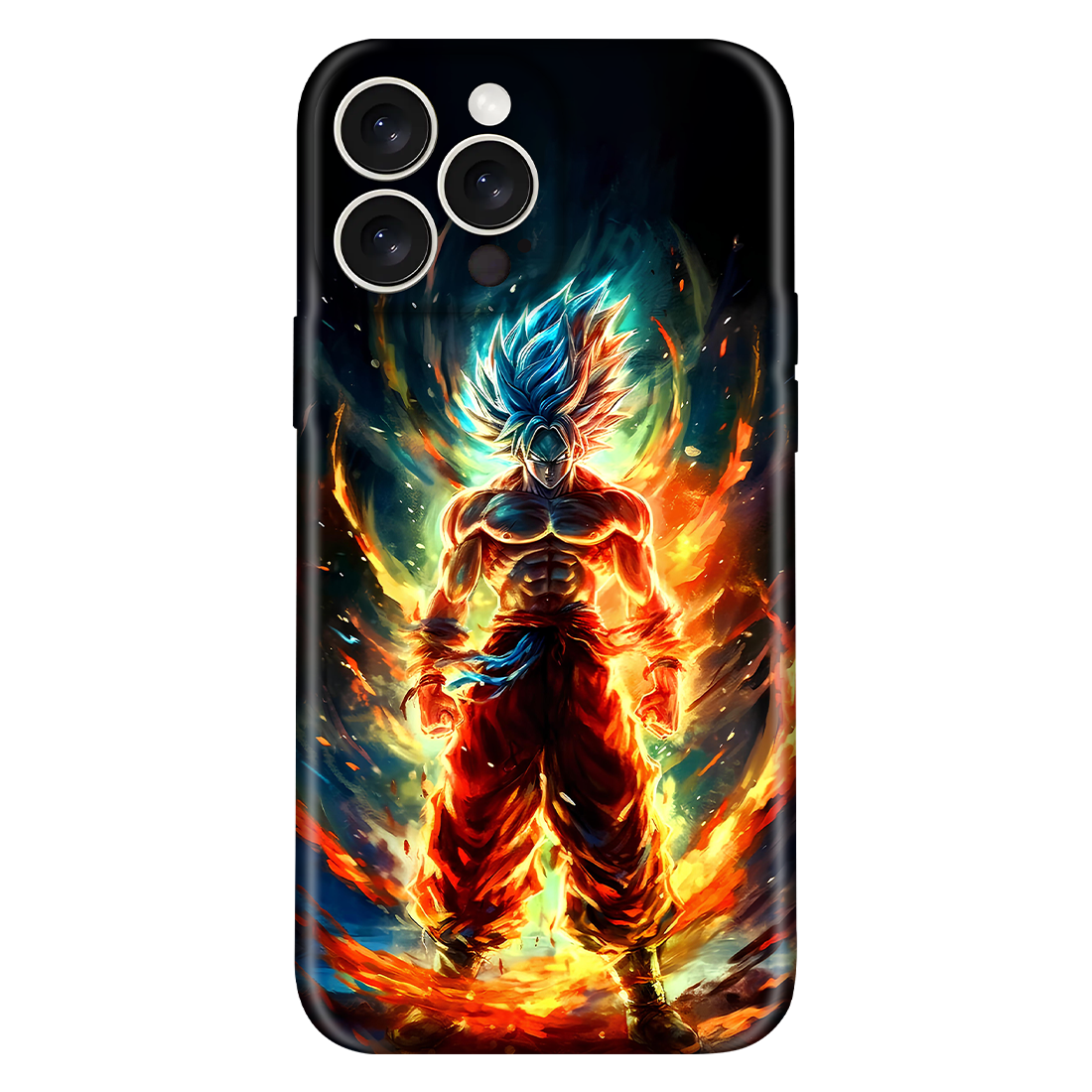 Goku Super Saiyan Blue Anime Embossed Case