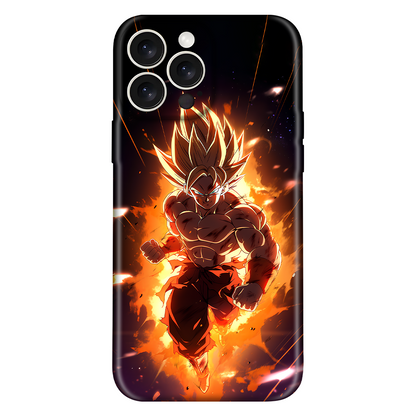 Goku Rage Anime Embossed Case