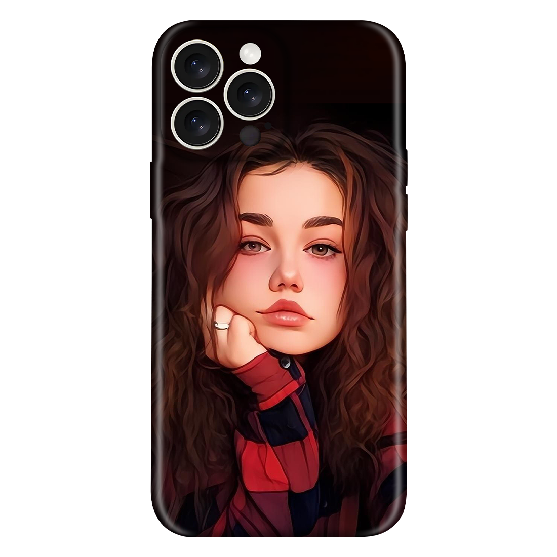 BlurredFace_CurlyHair Case