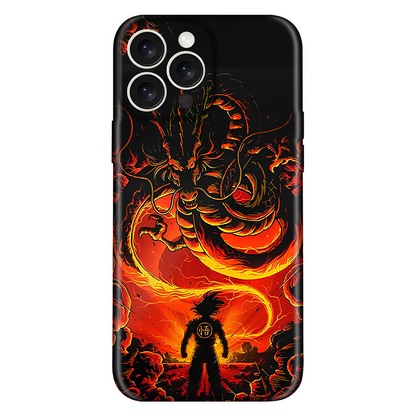 Shenron and Goku Anime Embossed Case