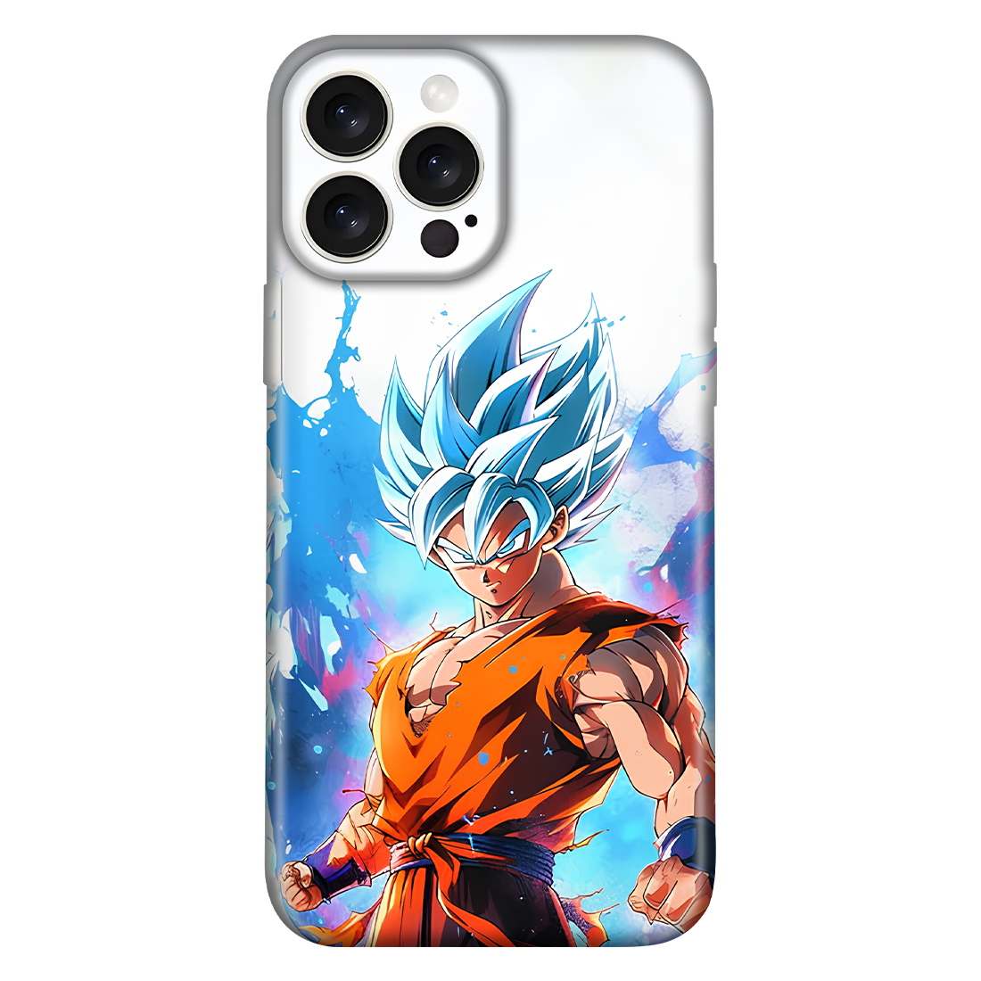 Goku Super Saiyan Blue Anime Embossed Case